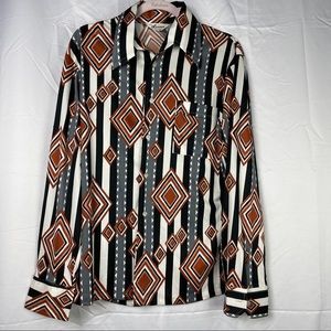 Vintage Lancer California Disco Button Down